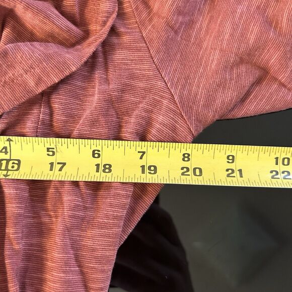 Garnet Hill Duster Cardigan Floor Length Maroon Small Cotton Tencel Lyocel Blend - Picture 6 of 7